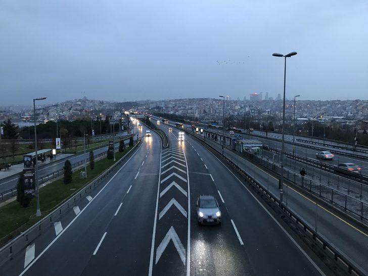 İstanbul'da 2020'nin ilk günü yollar boş kaldı G1