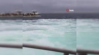 Büyükada-Bostancı vapurunda panik anları