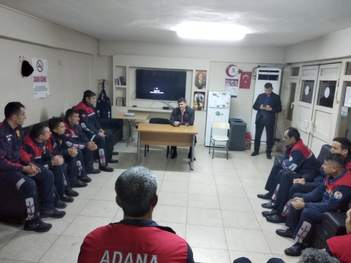 Halis&ccedil;elik itfaiyecilerin sorunlarını dinledi