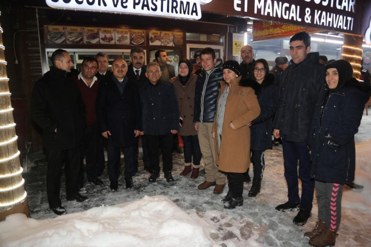 Vali G&uuml;naydın yeni yıl tedbirlerini yerinde denetledi