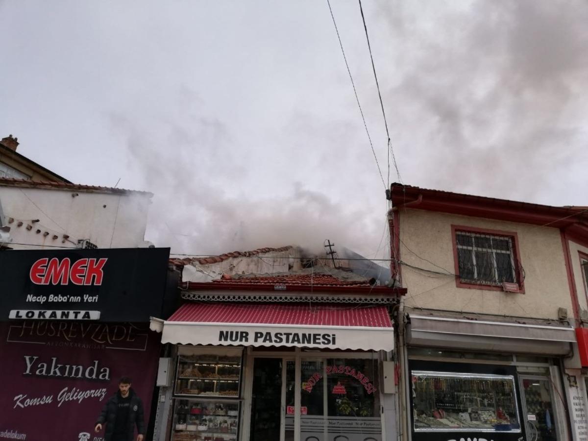 Bolvadin&rsquo;de korkutan yangın