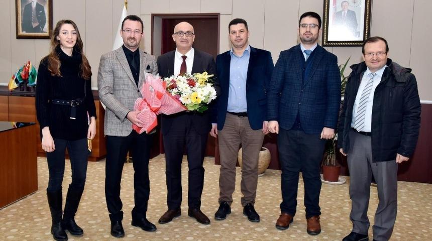 Teknoloji Komisyonundan Manisa CB&Uuml; Rekt&ouml;r&uuml; Ata&ccedil;&rsquo;a işbirliği ziyareti