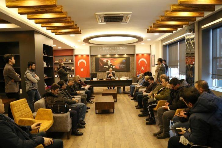 Başkan Arslan, gazetecilerin yeni yılını kutladı G5