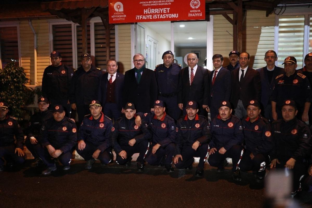 Vali Karaloğlu&rsquo;dan itfaiyeye yeni yıl ziyareti