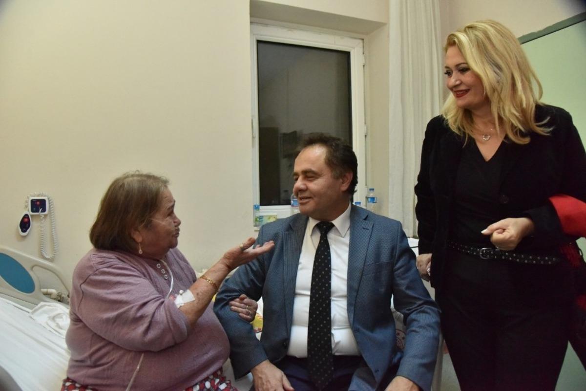 Başkan Şahin&rsquo;den hastalara ziyaret