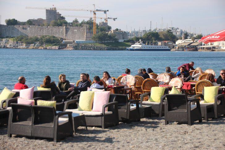 Yeni yılın ilk gününde sahillere akın ettiler G4