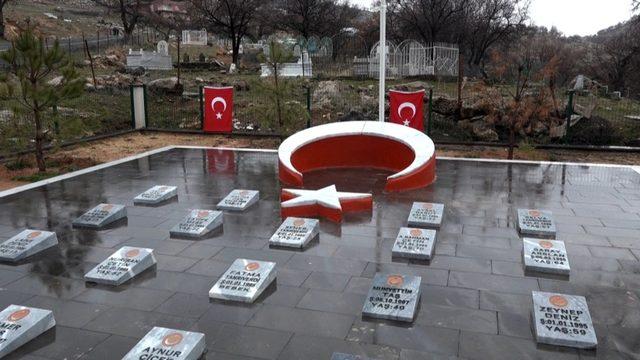 PKK’nın Hamzalı’da katlettiği 23 şehit törenle anıldı