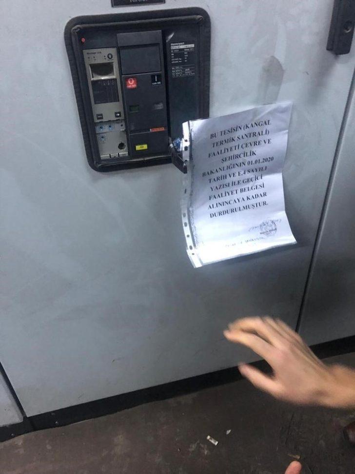 Kangal Termik Santrali mühürlendi G2