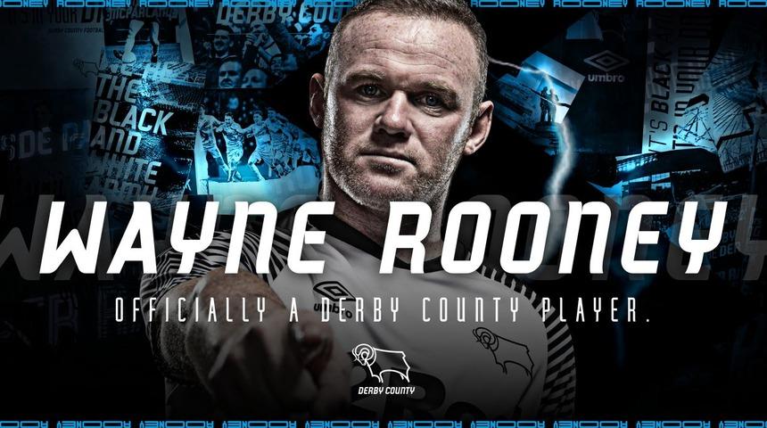 Wayne Rooney, Derby County'e imza attı