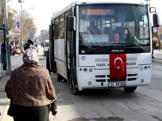 Erzincan’da toplu taşımaya zam yapıldı