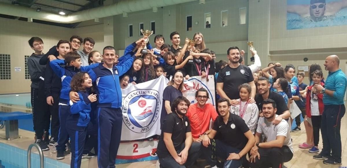 S&ouml;ke Y&uuml;zme Gen&ccedil;lik ve Spor Kul&uuml;b&uuml; Takımı il ikincisi oldu