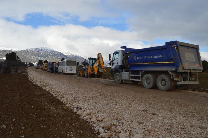 Korkuteli grup yollarında bakım onarım sürüyor G2