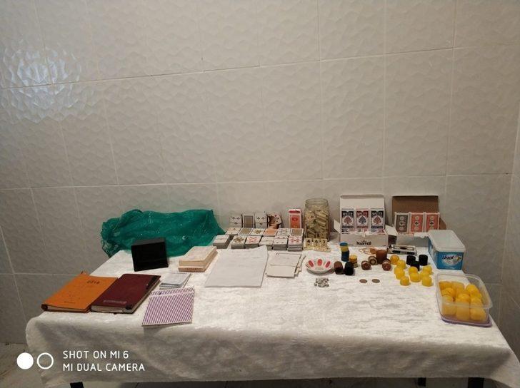 Bodrum katında kumara jandarma engeli G1