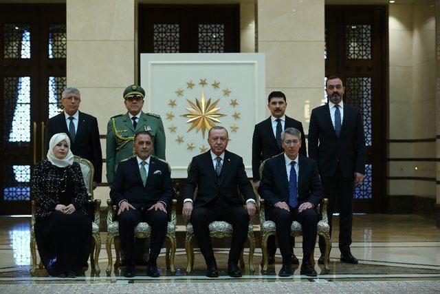 Cumhurbaşkanı Erdoğan, Cezayir Büyükelçisini kabul etti
