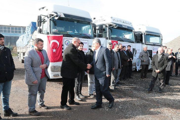 Şanlıurfa’dan Suriye’ye 3 tır yardım gönderildi G2