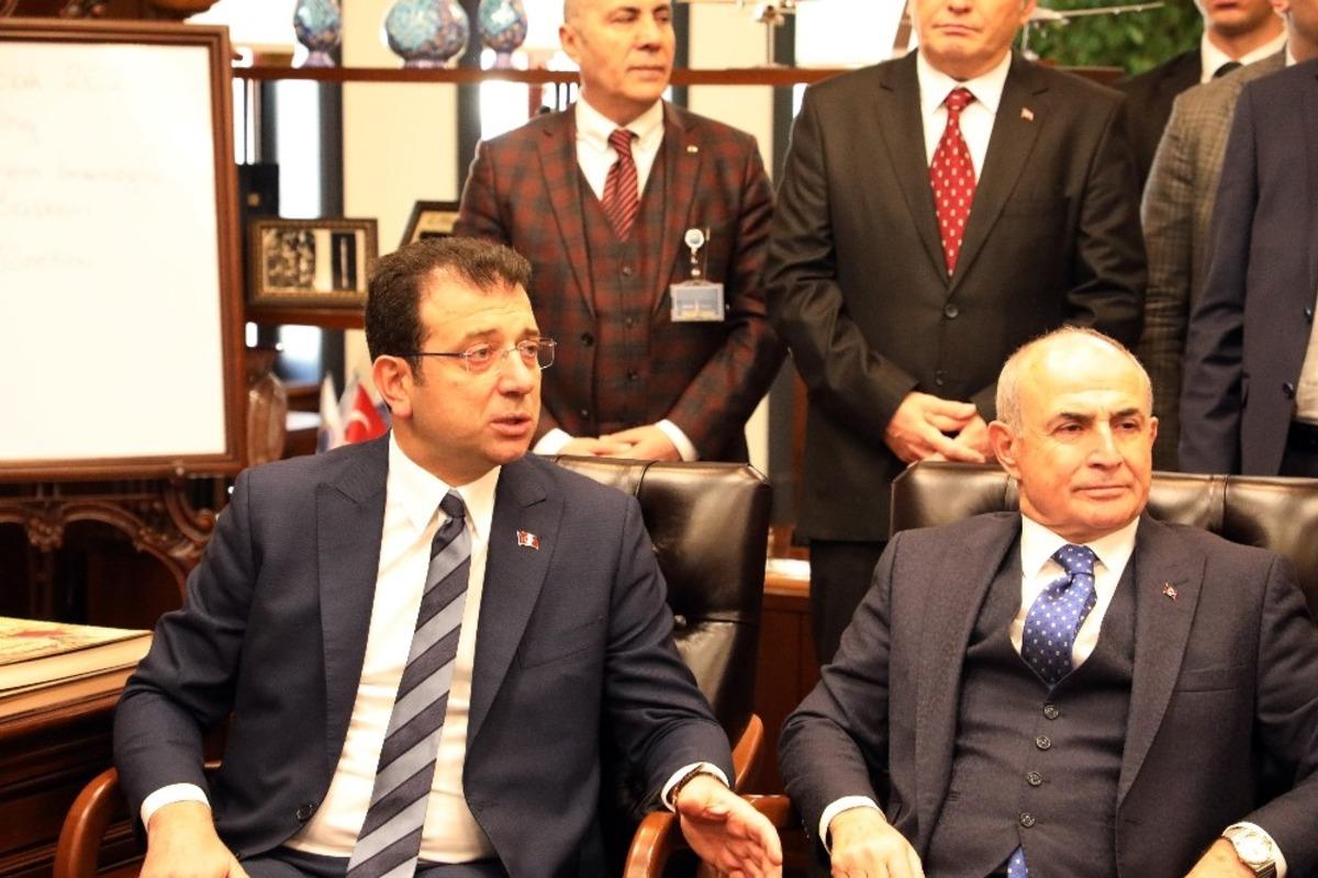 İBB Başkanı İmamoğlu, Başkan Akg&uuml;n&rsquo;&uuml; ziyaret etti