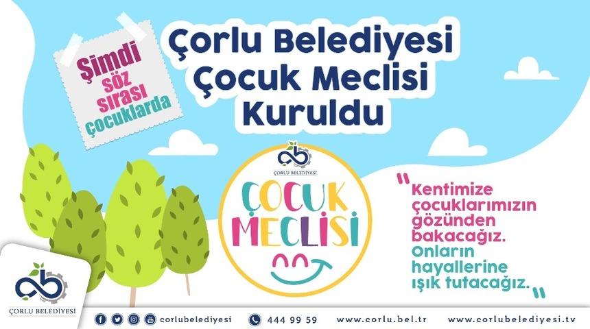 &Ccedil;orlu&rsquo;nun geleceğini &ccedil;ocuklar şekillendirecek