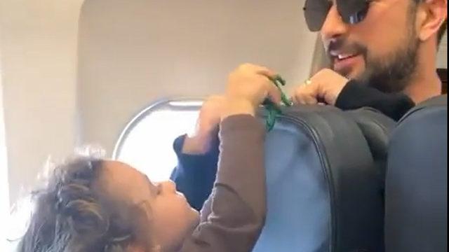 Tarkan ile Gülşen'in oğlu Azur Benan'ın eğlenceli anları