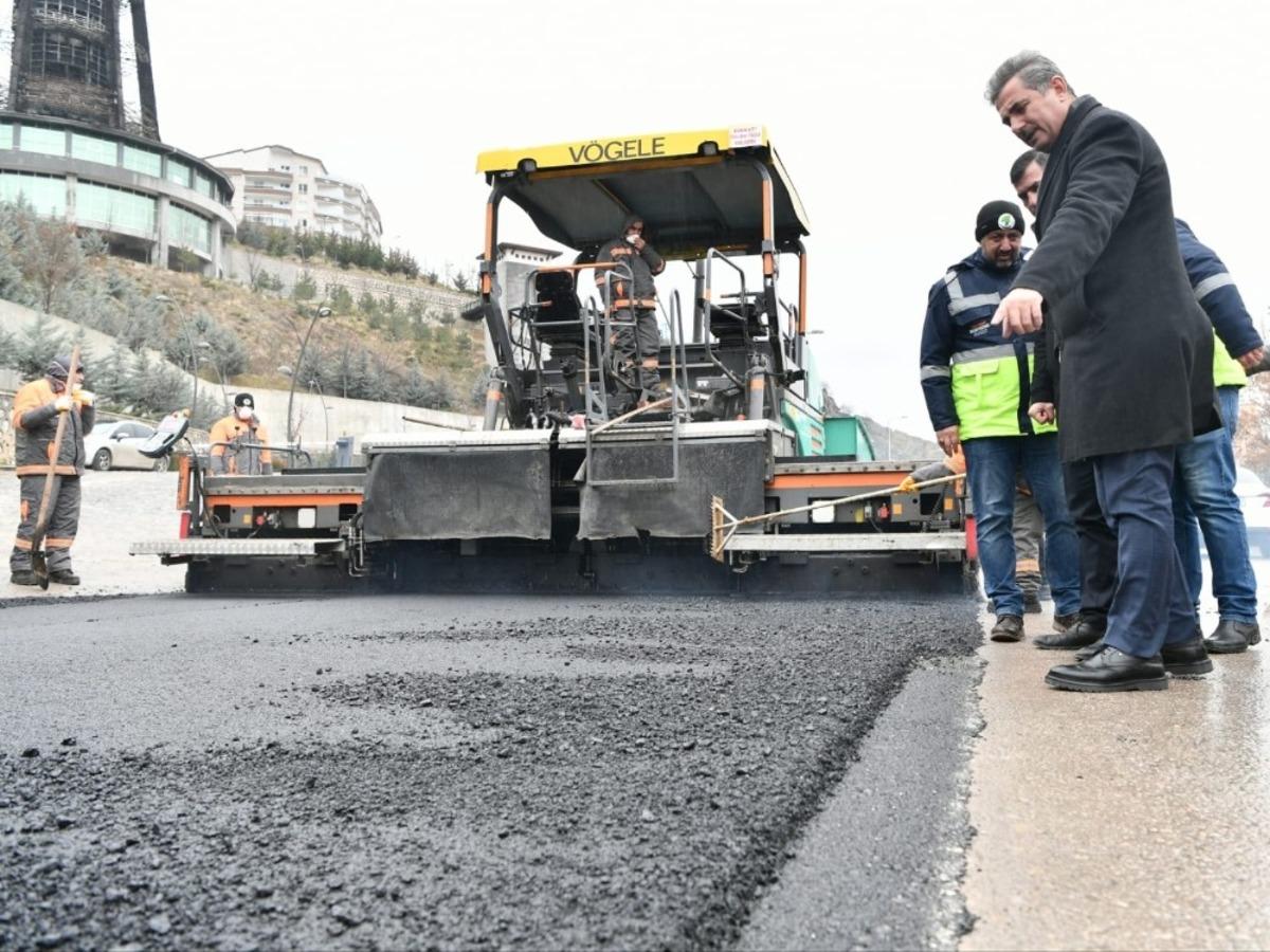 Mamak&rsquo;a 44 milyon 363 bin 445 kilogram asfalt serildi