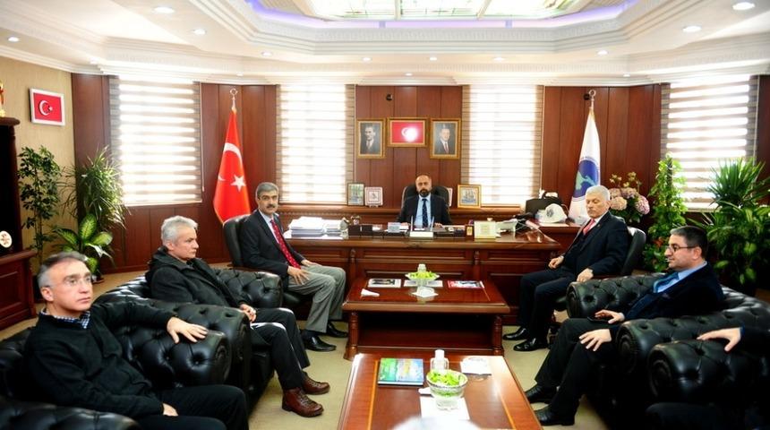 TVHB Başkanı Eroğlu’ndan Rektör Şevli’ye ziyaret