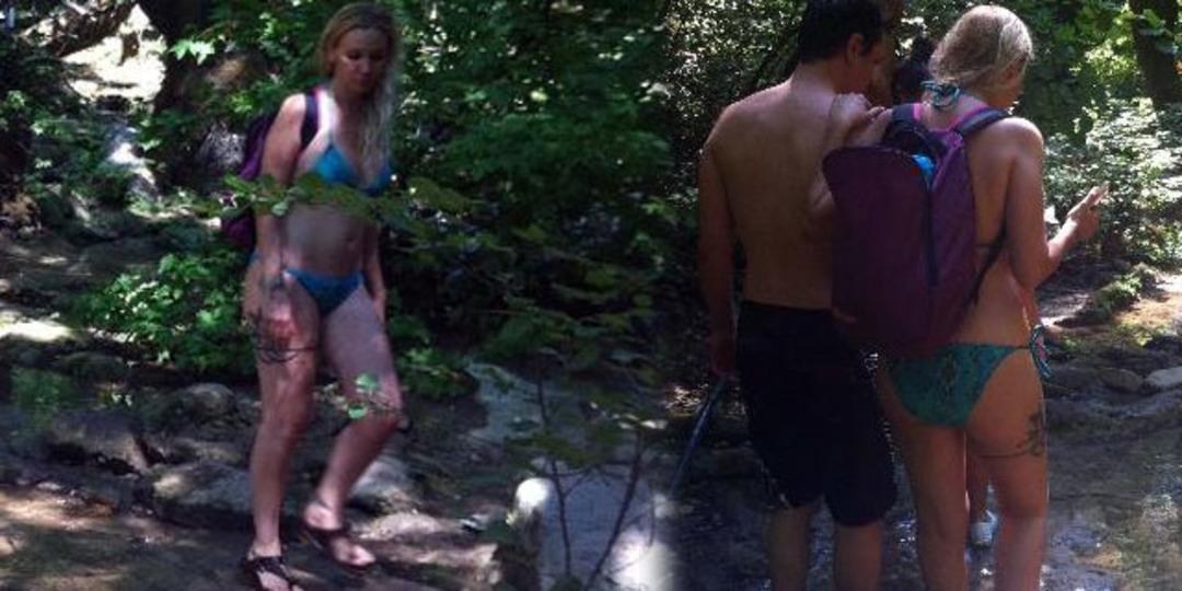 İlk kez bikinili g&ouml;r&uuml;nt&uuml;lendi