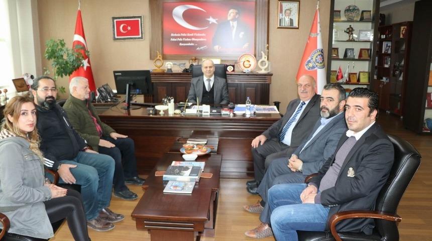 K&uuml;resel Gazeteciler Konseyi&rsquo;nden Emniyet M&uuml;d&uuml;r&uuml; Artunay&rsquo;a ziyaret