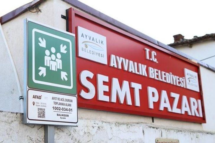 Ayvalık’ta muhtemel afet ve acil durum toplanma bölgelerine revizyon G5