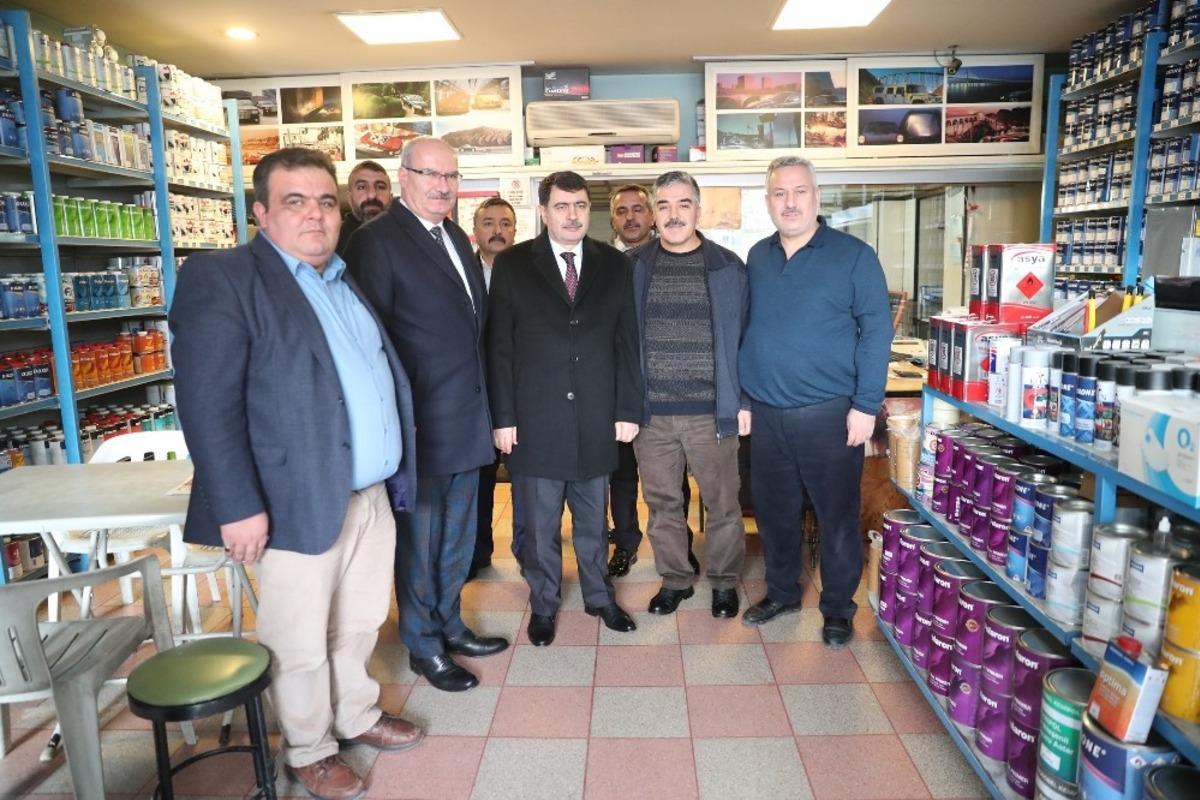 ATO Başkanı Baran, Vali Şahin ile Şaşmaz&rsquo;da incelemelerde bulundu