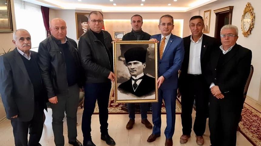 Kaymakam Pişkin&rsquo;e teşekk&uuml;r ziyareti