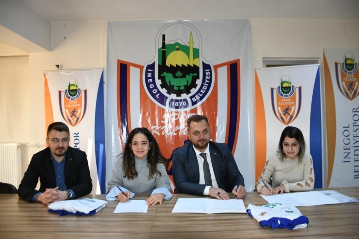 Milli takımın iki başarılı sporcusu İneg&ouml;l&rsquo;de