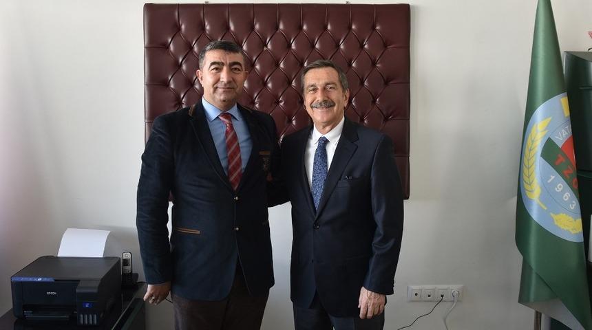 Başkan Ata&ccedil;&rsquo;tan Erol&rsquo;a hayırlı olsun ziyareti