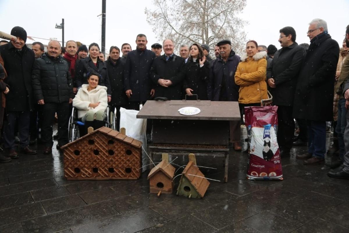 Y&uuml;k&uuml;ml&uuml;ler sahipsiz hayvanları yuvalarına kavuşturdu