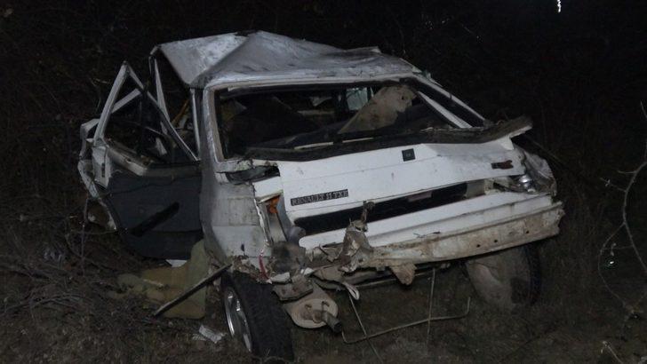 Kırıkkale'de korkunç kaza! Metrelerce takla atıp dereye uçtu! G2