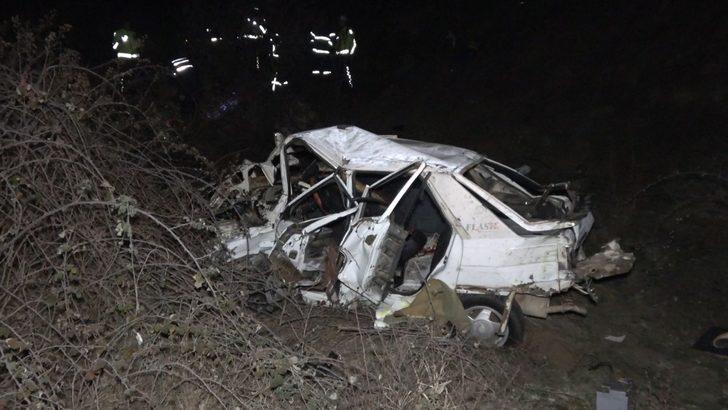 Kırıkkale'de korkunç kaza! Metrelerce takla atıp dereye uçtu! G4