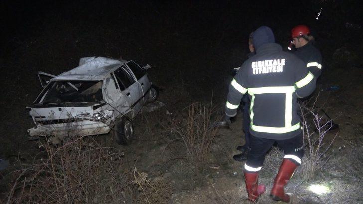 Kırıkkale'de korkunç kaza! Metrelerce takla atıp dereye uçtu! G5