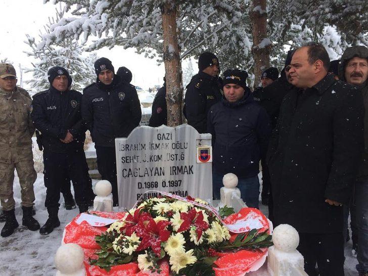 Şehit Çağlayan Irmak, şehadetinin 23. seneyi devriyesinde yad edildi G1