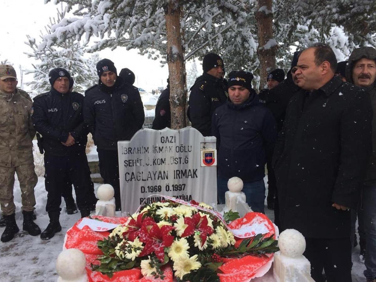 Şehit &Ccedil;ağlayan Irmak, şehadetinin 23. seneyi devriyesinde yad edildi