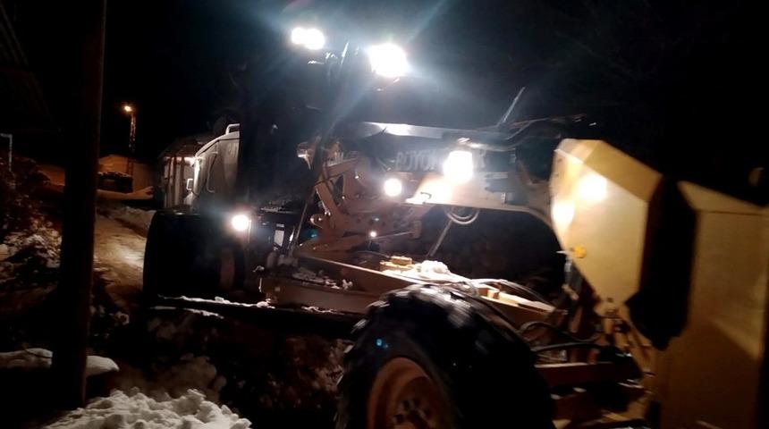 Malatya&rsquo;da kar&rsquo;dan 226 kırsal mahalle yolu kapalı