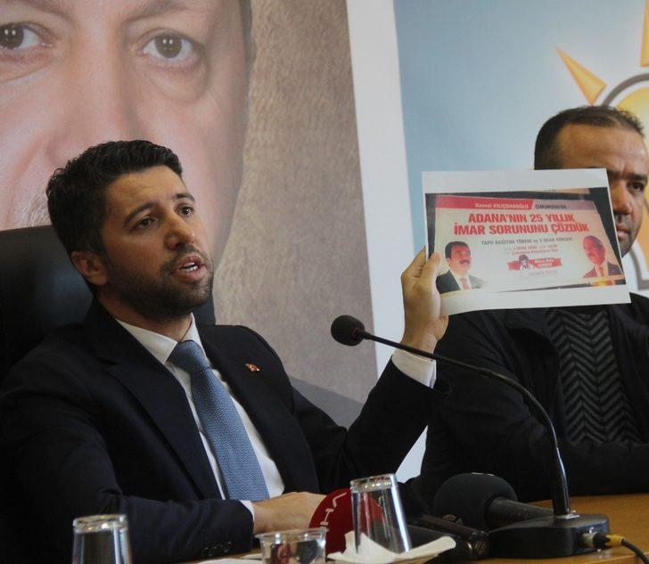 AK Parti Adana İl Başkanı Ay: "Belediyelerin tapu verme yetkisi yok" G1