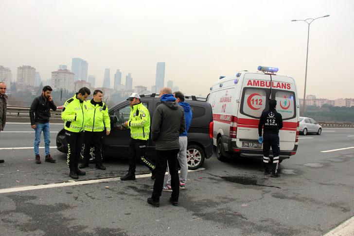 TEM otoyolunda zincirleme kaza G3