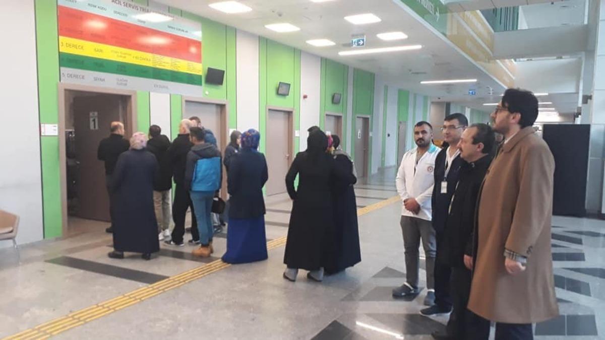 Benli ve &Ouml;zyal&ccedil;ın Hastanelerde Yerinde İnceleme ve Değerlendirmelerde Bulundular