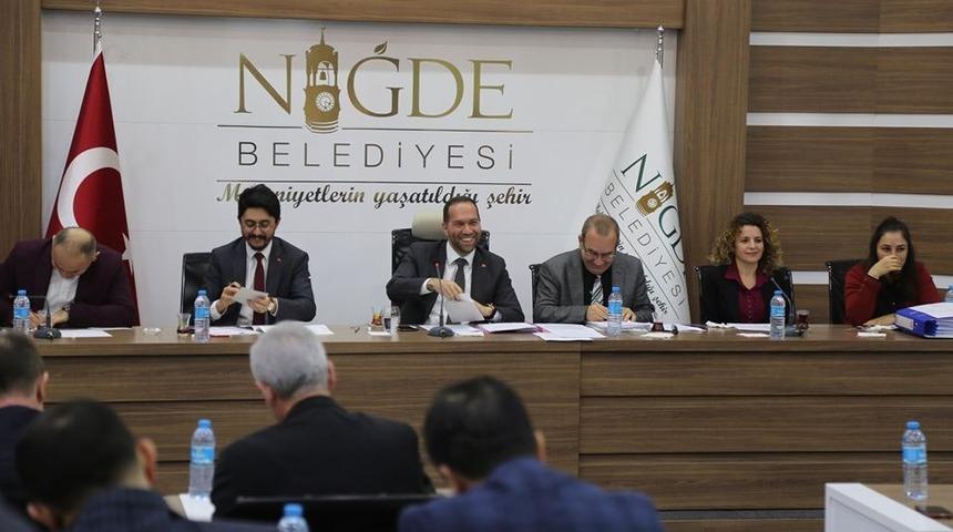 Niğde Belediyesi yılın ilk Meclis toplantısını yaptı