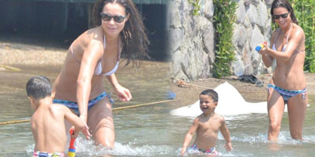 Ebru Şallı tatile &ccedil;ıktı