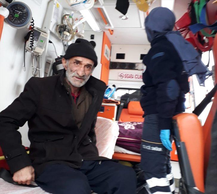 Kardan kapanan köy yolu kanser hastası için açıldı G3