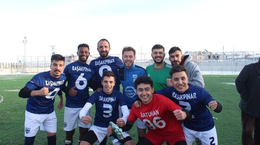 Başakpınar Belediyespor şampiyonluğunu ilan etti