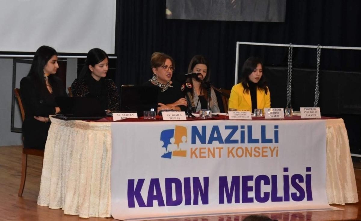 Nazilli&rsquo;de kadına şiddet ve &ccedil;ocuk istismarı semineri verildi
