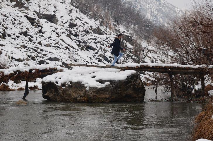 Beytüşşebap kar yağışı sonrası kartpostalları aratmadı G4