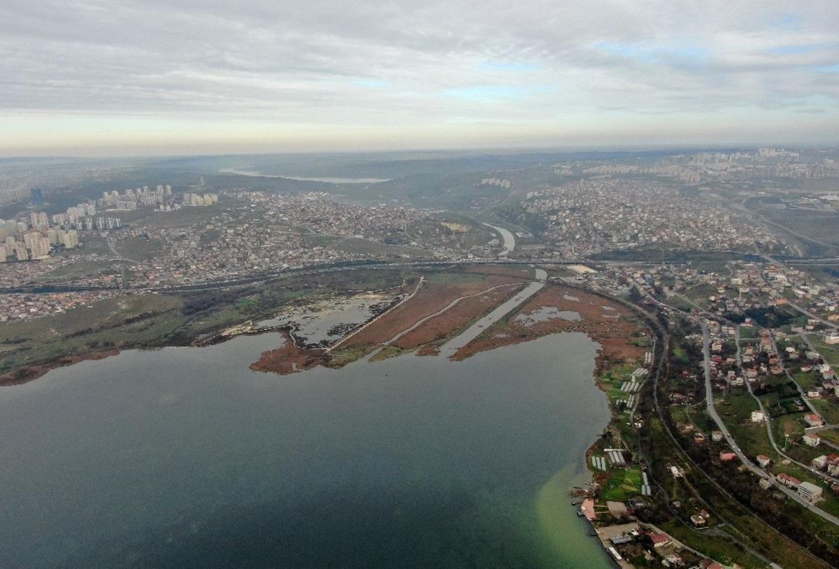 Kanal İstanbul g&uuml;zergahı havadan g&ouml;r&uuml;nt&uuml;lendi! İşte son durum