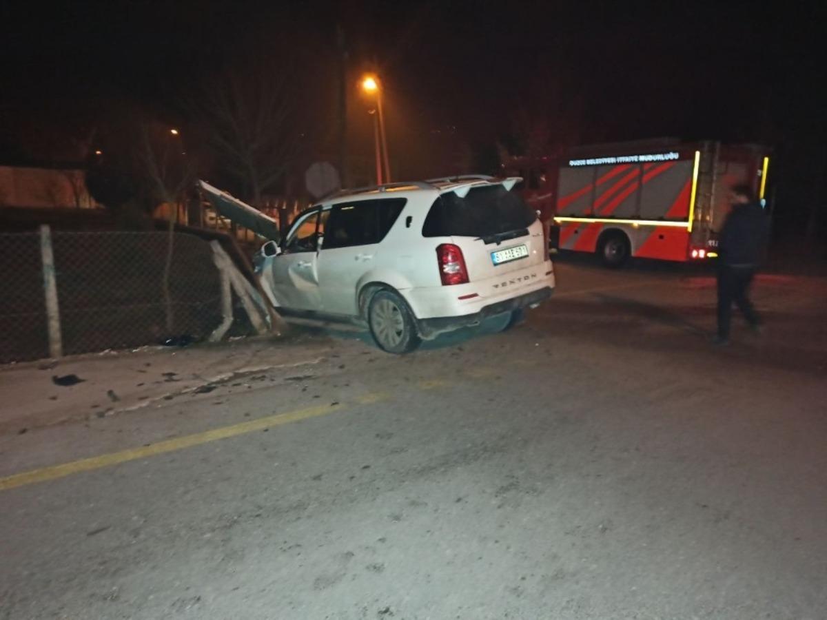 D&uuml;zce&rsquo;de trafik kazası 1 yaralı