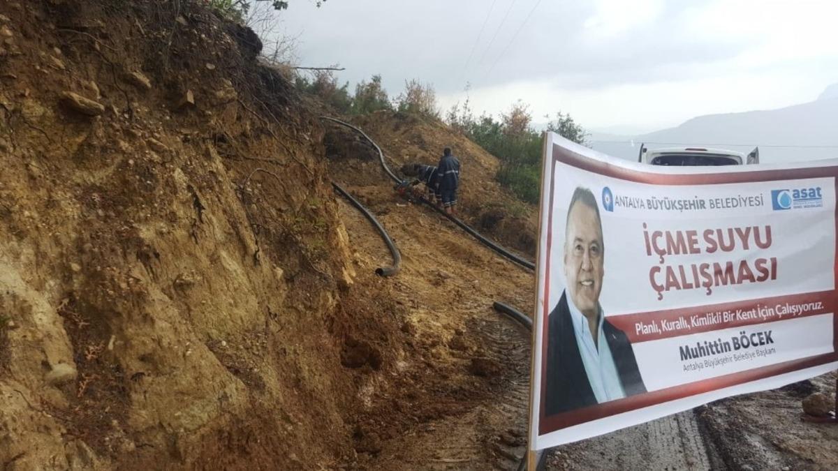G&uuml;ndoğmuş G&uuml;neycik&rsquo;in i&ccedil;me suyu sorunu &ccedil;&ouml;z&uuml;l&uuml;yor